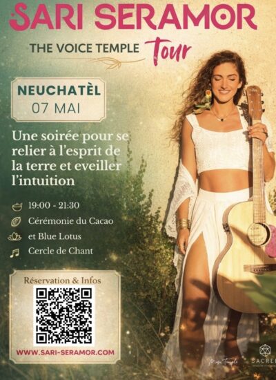 CEREMONIE CACAO & BLUE LOTUS, CERCLE DE CHANT AVEC SARI SERAMOR